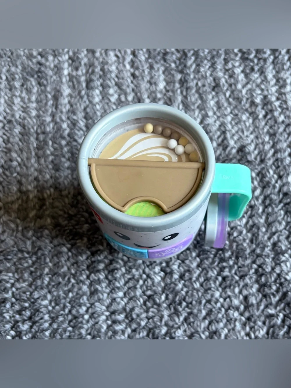 Fisher Price Laugh & Learn Coffee Mug - Kids Pretend Play Tumbler Lights Sounds